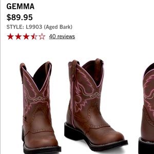Justin Gypsy cowboy boots